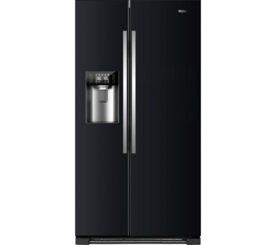 HAIER HRF-630IB7 American-Style Fridge Freezer - Pure Black HAIER HRF-630IB7 American-Style Fridge Freezer - Pure Black